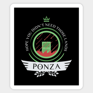 Magic the Gathering - Ponza Life Sticker